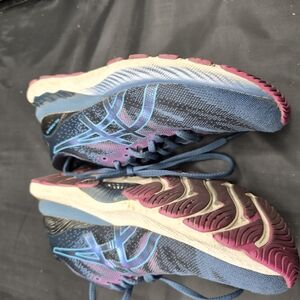 ASICS Women's‎ Running Shoes - Blue and Pink